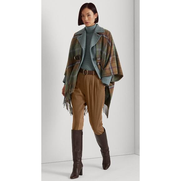 Ralph Lauren Polo Pleated Stretch Jodhpur High Rise Pant | Women's Size 14 $225 - Picture 6 of 6